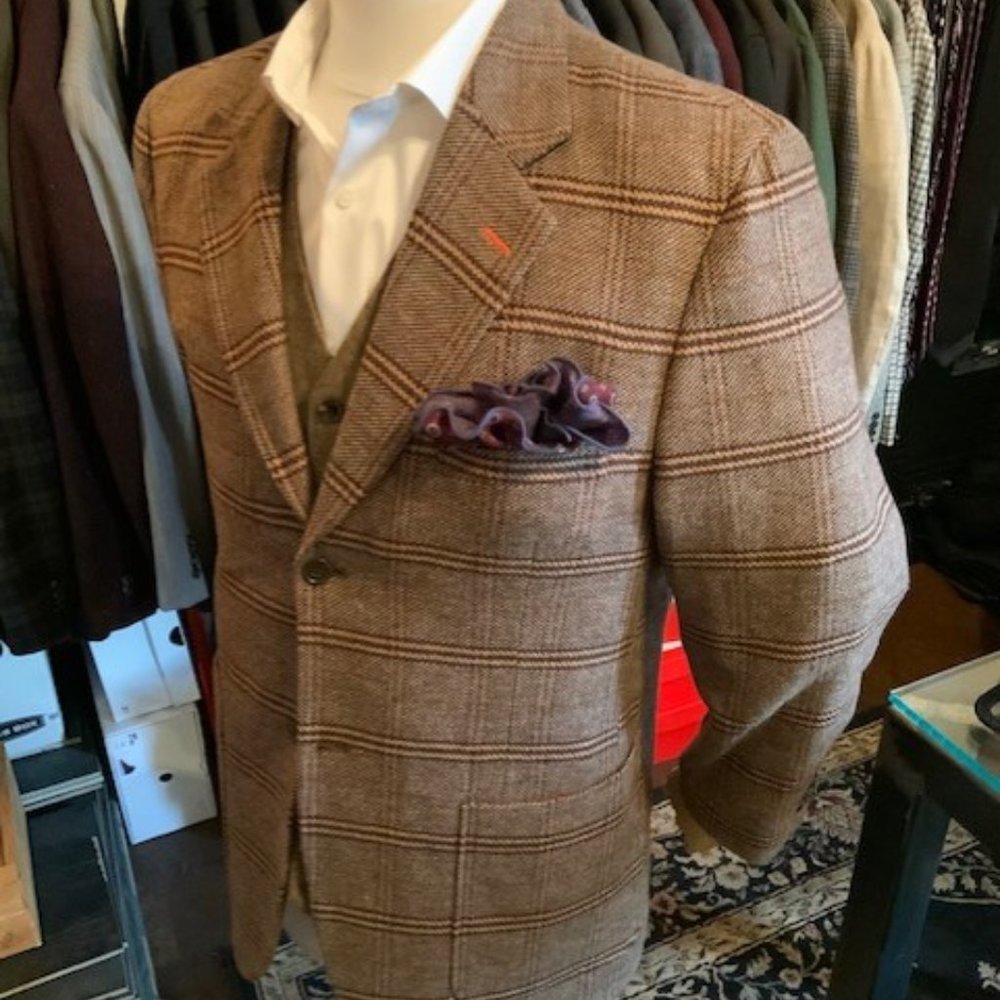 Scotch & Soda Window Pane Blazer/Sport Jacket Size XL